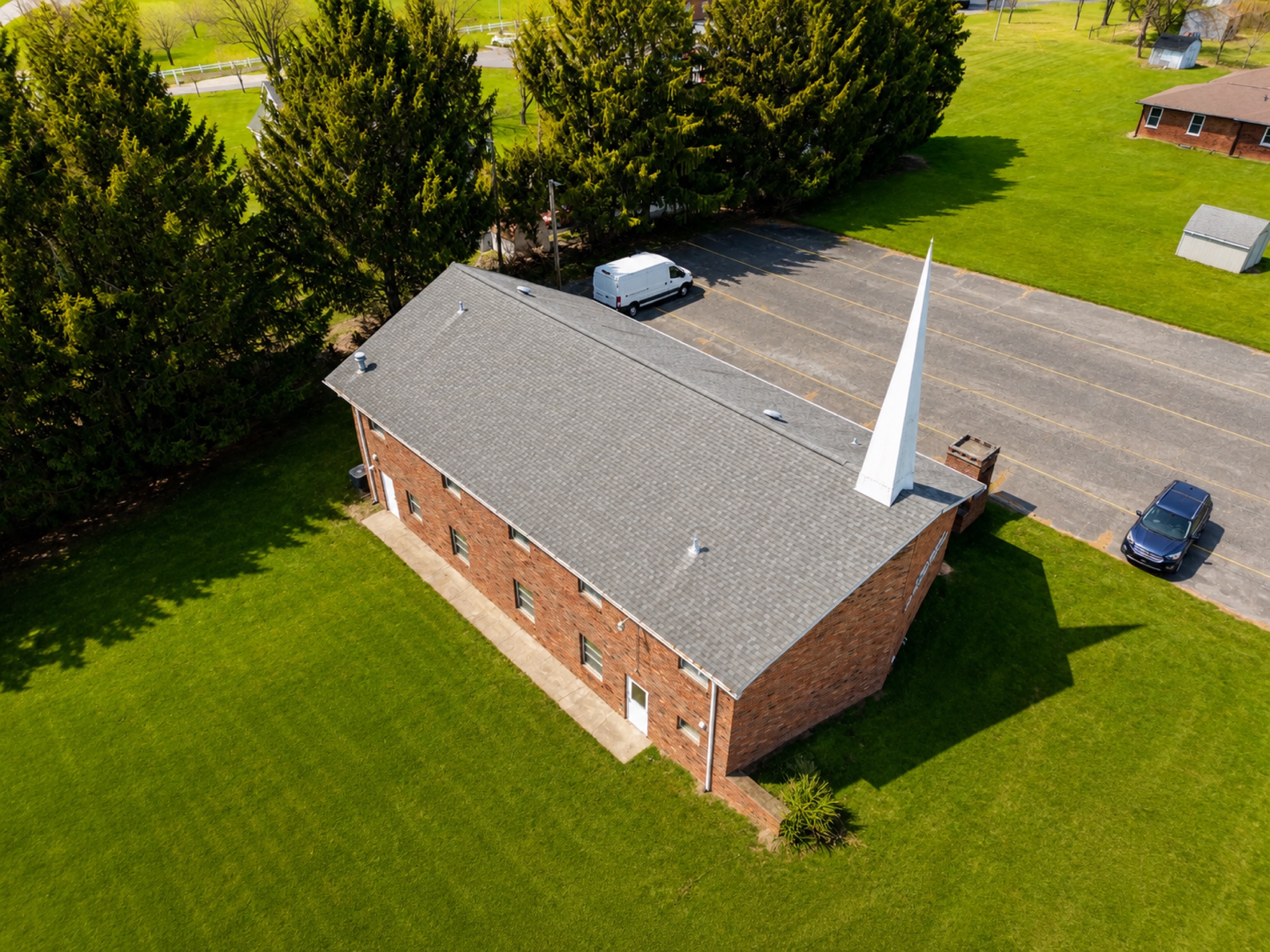 Aerial view of Greenfield Seventh-day Adventist Church