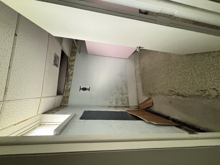 Water damage in need of repair